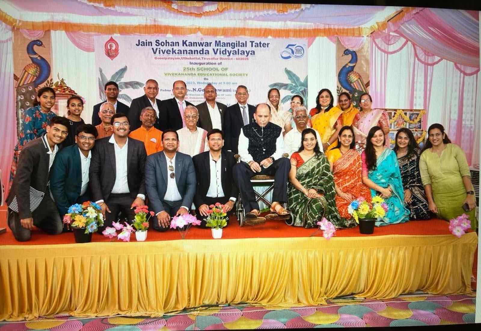 Inauguration Of Vivekananda Vidyalaya